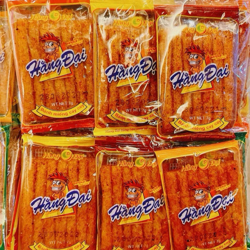 Combo 60 gói Snack Sườn Dê Nướng Hằng Đại, Pò Miếng Hằng Đại Mini - Cậu Ken Ăn Vặt TQ