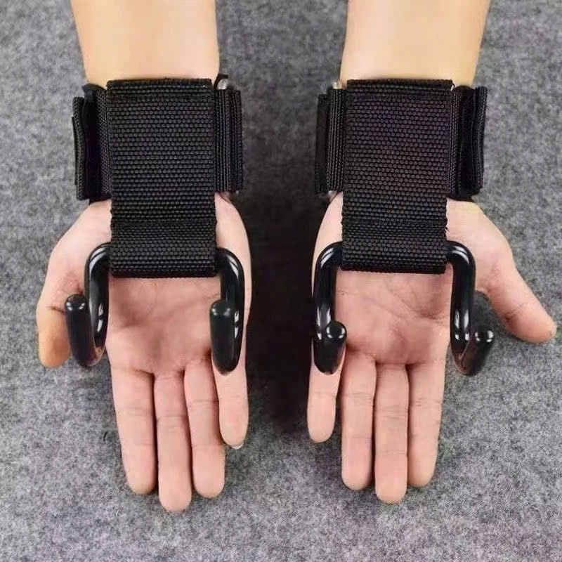 Móc quấn cổ tay hỗ trợ tập xà đơn, tập tạ móc thép chắc chắn
