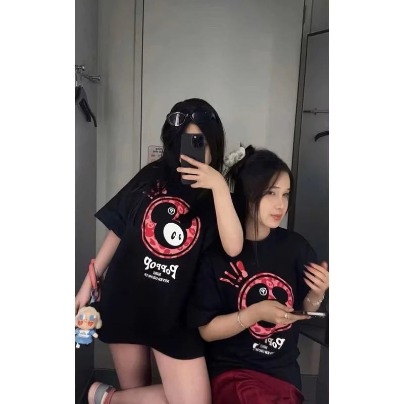 Áo Thun PopPop So Cute hot trend 2025 thun 100% cotton 2 chiều Form Unisex Nam Nữ - HÀNG ĐẦY ĐỦ TAG 3