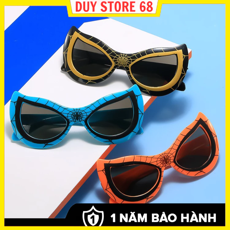 Kính người nhện kính râm chống tia UV dành cho trẻ em từ 2 đến 8 tuổi