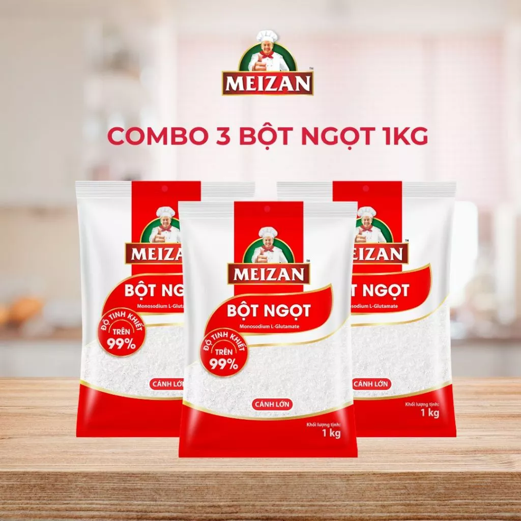 [LS] Combo 3 Bột ngọt Meizan Gói 1KG