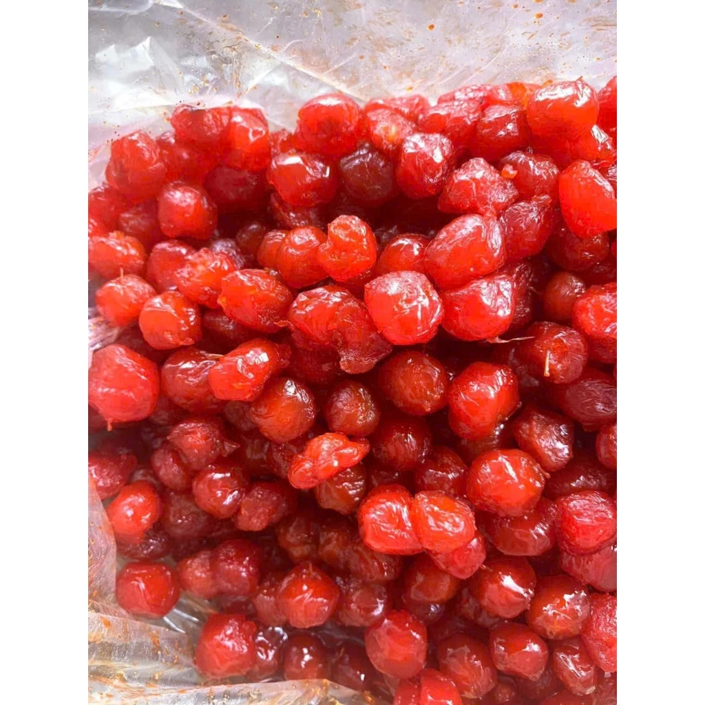 500GR MỨT SƠ RI CHÙM RUỘT RIM ĐƯỜNG ĂN VẶT ĂN CHÈ