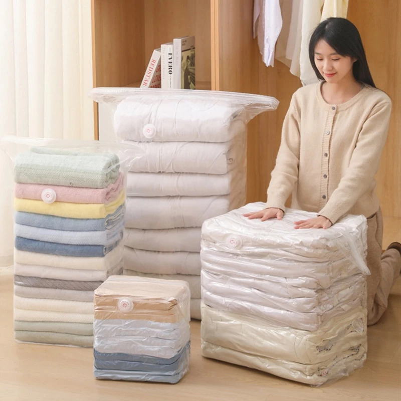 TÚI NÉN CHÂN KHÔNG SIÊU GIÀY DẶN TÚI ĐỰNG CHĂN GA TO GÂP GỌN GÀNG