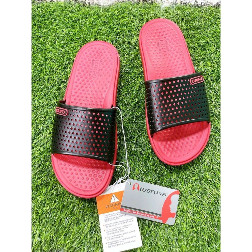 [Hàng chuẩn] Dép lê nam Loufu 6176, mềm, êm, bền, không sợ nước, size 40-44 thiết kế hở lỗ thoáng khí