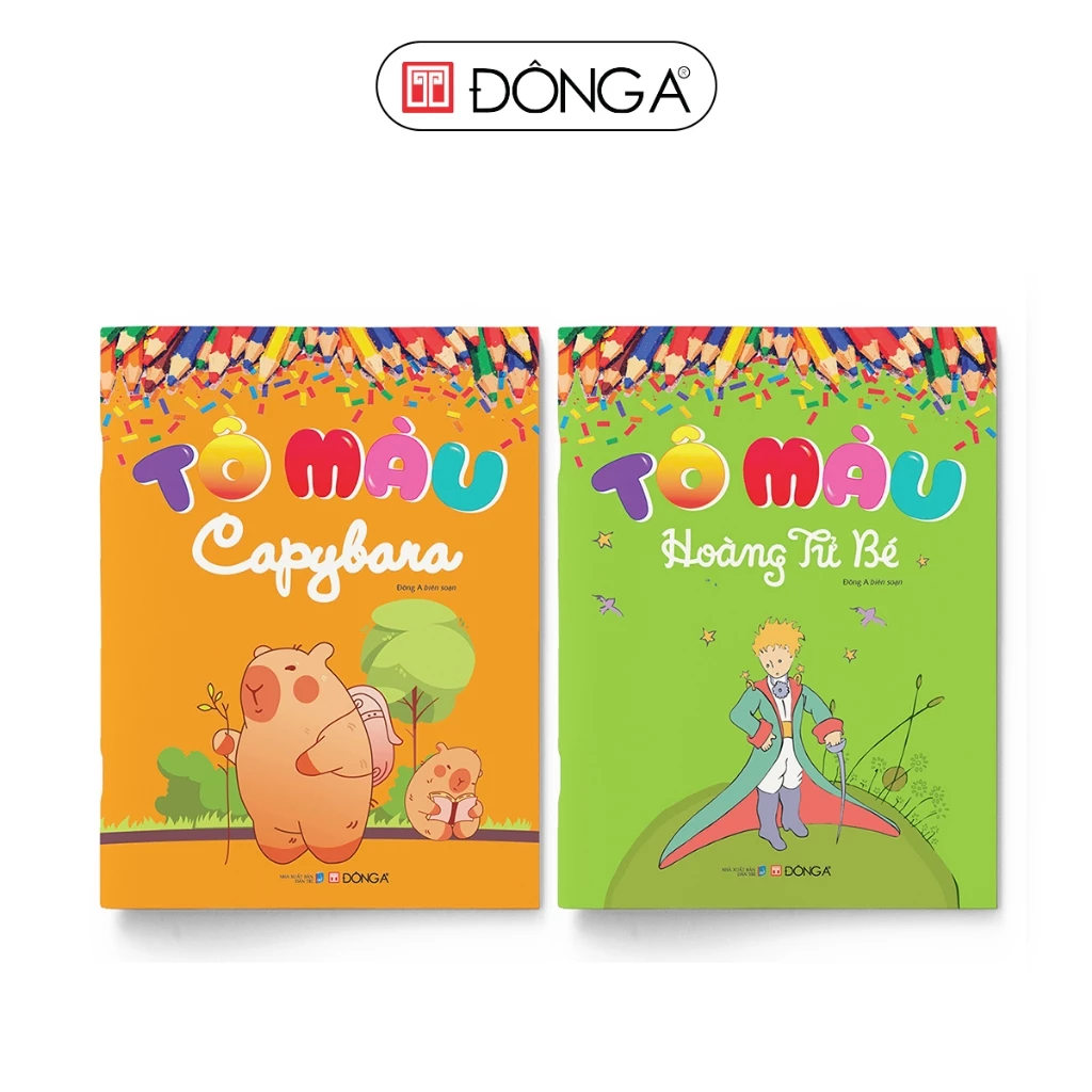 Sách - Tô màu: Hoàng Tử Bé và Capybara (Cuốn lẻ và Combo) - Đông A