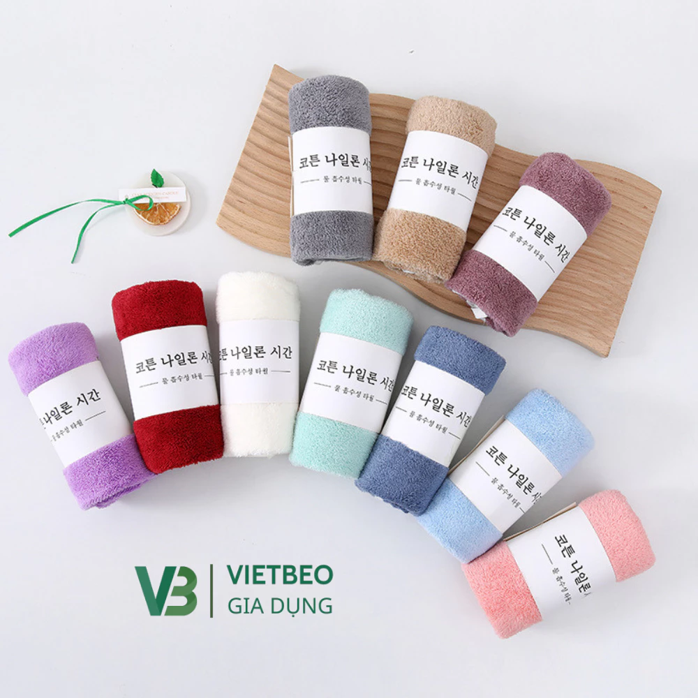 Khăn Tắm Khăn Gội Đầu Xuất Hàn DIDOOGLT Khăn Tắm Lông Cừu Siêu Mềm Mịn Thấm Hút Tốt Tiện Lợi