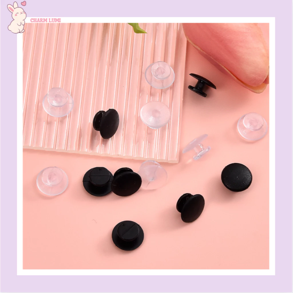 Nút nhựa dùng để gắn charm cho dép - Charm Lumi