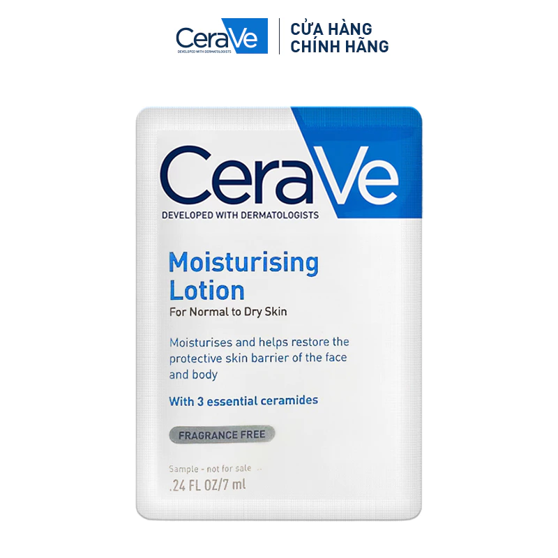 [HB GIFT HÀNG TẶNG KHÔNG BÁN] Sữa dưỡng giúp dưỡng ẩm dành cho da khô Cerave SA Moist Lotion 7ML