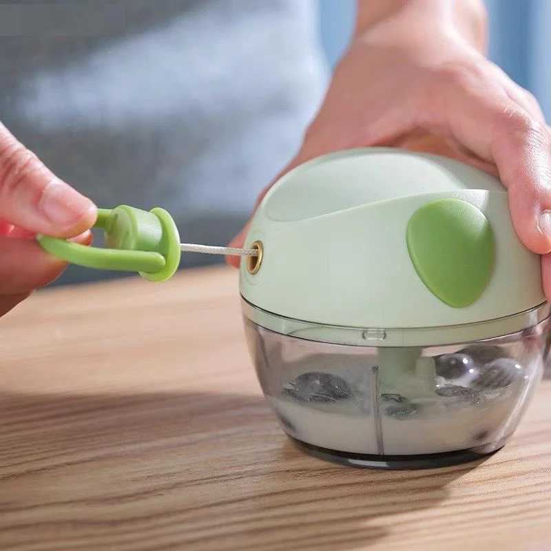 Dụng cụ xay tỏi ớt, xay đồ ăn dặm hình con heo cầm tay mini