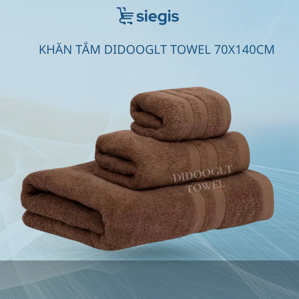 Khăn Tắm DIDOOGLT 70x140cm Khăn Tắm Cotton 100% Cao Cấp Mềm Mịn Thấm Hút Không Ra Màu