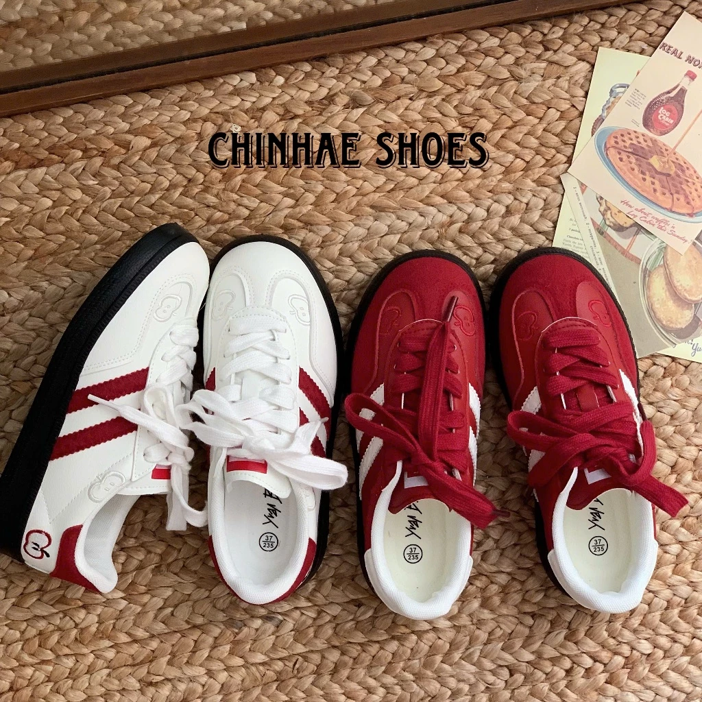 Giày sneaker thể thao quả táo siêu mềm êm ái tăng chiều cao 2cm phong cách trẻ trung năng động nữ G095