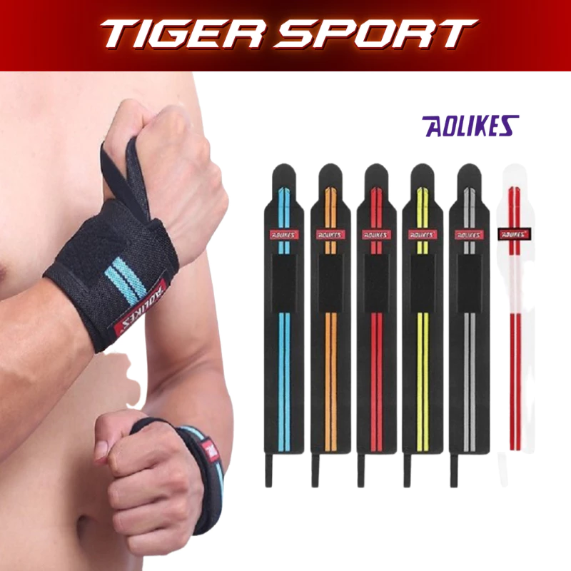 Dây Quấn Cổ Tay Tập Gym, Tập Thể Thao AOLIKES 1538 (1 đôi), Hỗ Trợ Tập Luyện Thể Thao