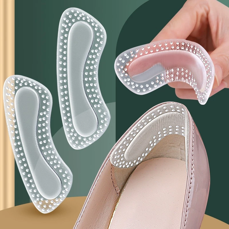 Miếng dán gót chống tuột, miếng dán gót bằng Gel mềm trong suốt, chống ma sát, miếng lót gót tự dính