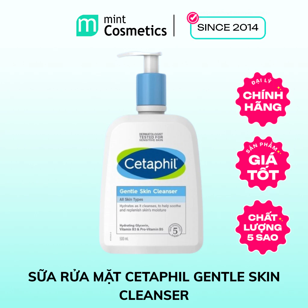 Sữa rửa mặt dịu lành cho da nhạy cảm CETAPHIL GENTLE SKIN CLEANSER