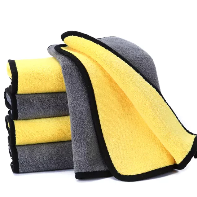 COMBO 5 Khăn Lau Xe Ô Tô Sợi Microfiber Mềm Mịn Chuyên Dụng, Khăn Lau Đa Năng Rửa Xe Ô Tô, Xe Máy 2 Mặt Siêu Thấm Hút B9
