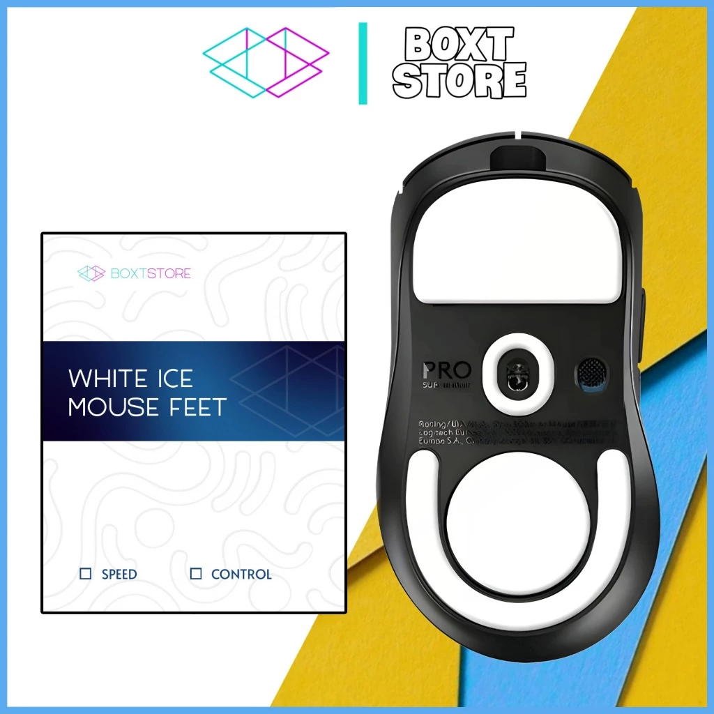 Feet Chuột PTFE WHITE ICE Logitech Gpro X Superlight 2 DEX - Feet Gpro X Superlight DEX