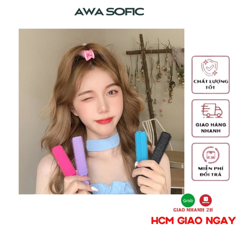 Kẹp mái phồng Lô uốn tóc - Hàn quốc dạng kẹp tiện lợi hot trend