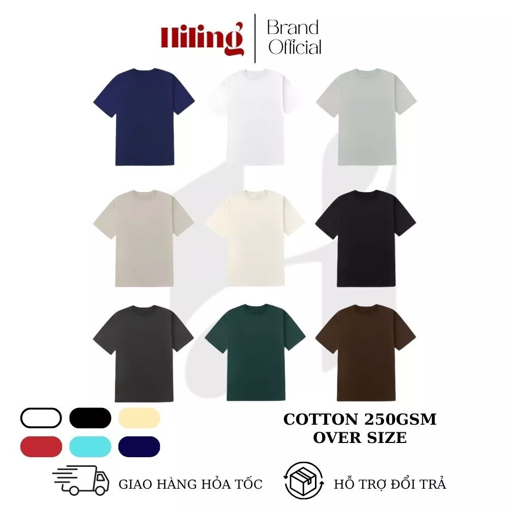 Áo Thun UNISEX trơn Nam Nữ Chỉ 79K – Cotton Dày 250GSM | Mặc Mát, Không Nhăn | YuMe
