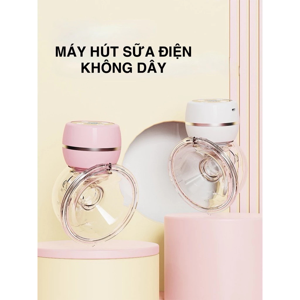 HCM🔥Máy Hút Sữa Điện Đơn Không Dây - MẪU MỚI KHÔNG CÓ ĐÊM SILICON - MÁY HÚT KIỆT SỮA HƠN -9 Chế Độ Hút Không Gây Đau Rát