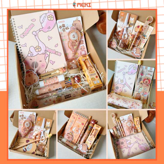 Set Quà Tặng Dụng Cụ Học Tập Capybara Dễ Thương – Tặng Học Sinh Dịp Khai Giảng, Trung Thu, Sinh Nhật, Tốt Nghiệp