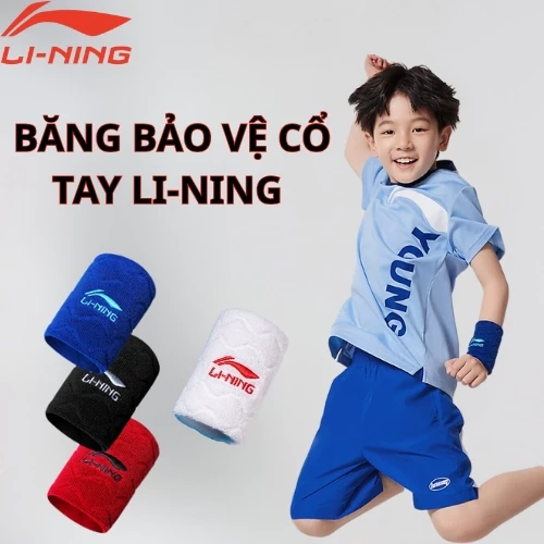 Băng quấn cổ tay bảo vệ cho bé Shiwei Lining, giúp bảo vệ cổ tay vải co dãn thoáng khí LN198-2