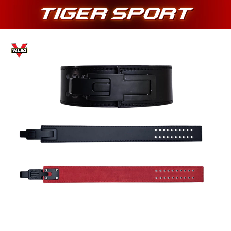 Đai Lưng Tập Gym Khóa Lẫy Valeo 1109 - Chất Liệu Da Bò , Bảo Vệ Lưng-Eo, Hỗ Trợ Deadlift, Squat