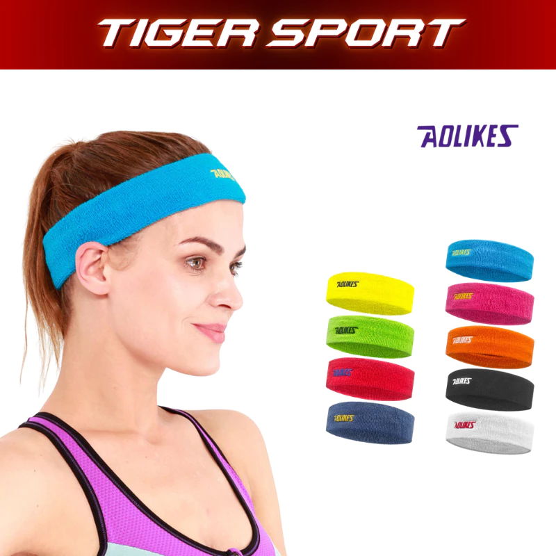 Băng Đô Thể Thao Aolikes 2108 , Băng Đô Chặn Mồ Hôi , Headband Thể Thao, Bóng Rổ, Chạy Bộ