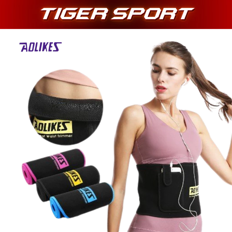 Đai Latex Nịt Quấn Bụng, Định Hình Vòng Eo AOLIKES 7980, Hỗ trợ Đốt Mỡ Bụng Khi Tập Luyện