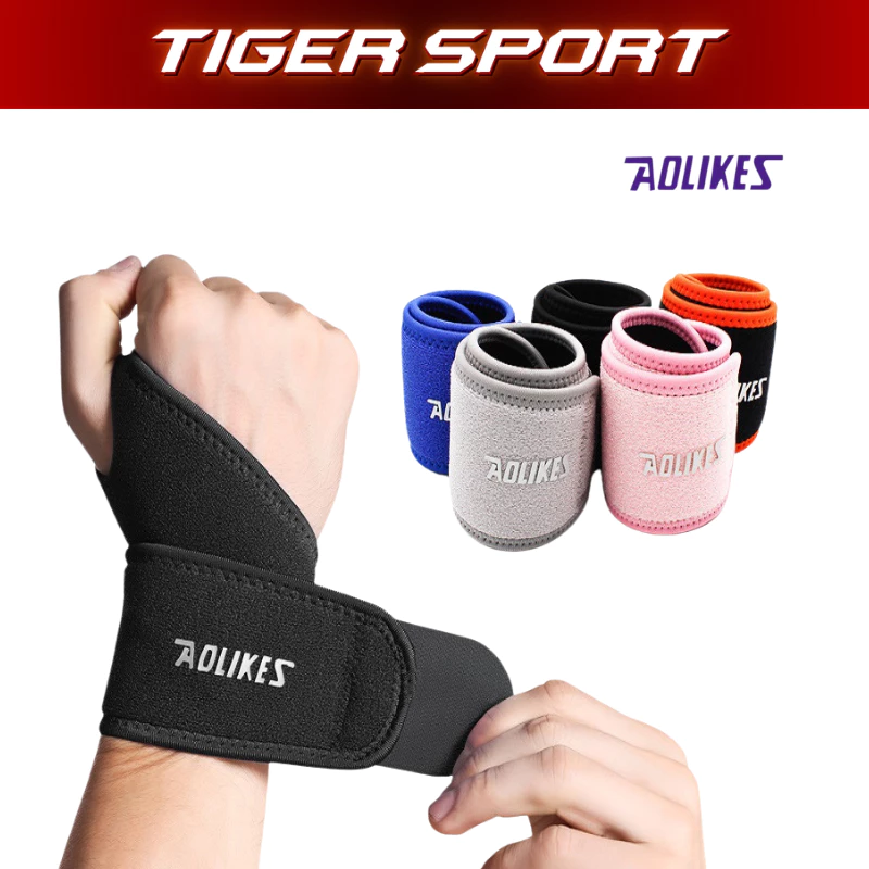Quấn Bảo Vệ Cổ Tay AOLIKES 7937 , Tập Gym , Thể Thao, Bóng Rổ , Tennis , Cầu Lông , Bóng Chuyền