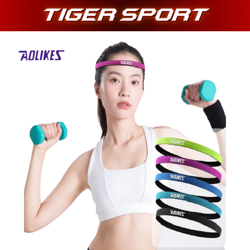 Headband, Băng Đô Thể Thao Aolikes 2101 Chính Hãng, Giúp Thấm Hút Mồ Hôi Khi Luyện Tập Thể Thao