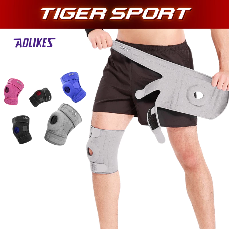 Bảo Vệ Đầu Gối AOLIKES 7912 Có Lò Xo , Hỗ Trợ Tập Gym ,Yoga , Pilates , Xe Đạp, Thể Thao