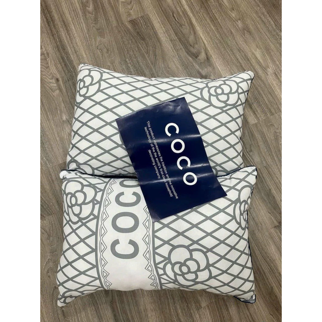 Coco - Bộ 2 Ruột Gối Coco Bông Trắng Mềm Mịn Đủ Cân Thiết Kế Hoa Sang Trọng