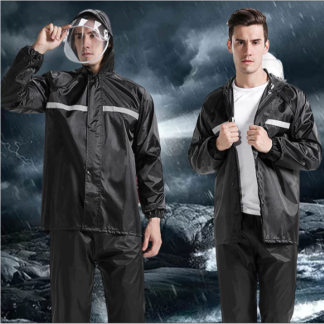 Áo Mưa Chống Bão - Thiết Kế Oxford & Vành Detachable, Lưu Thông Khí Tối Ưu, Bảo Vệ Tuyệt Đối