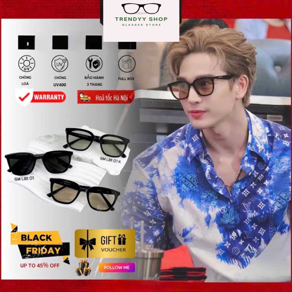 Kính Thời Trang  Li-Lít  -Kính Râm kiểu dáng unisex (CHUẨN AUTH)