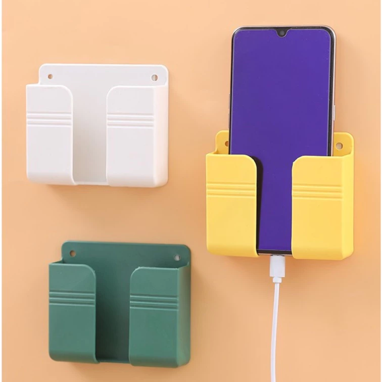 COMBO 3 -5 Kệ Dán Tường Giá Treo Sạc Điện Thoại, Để Điều Khiển Nhựa ABS Cao Cấp