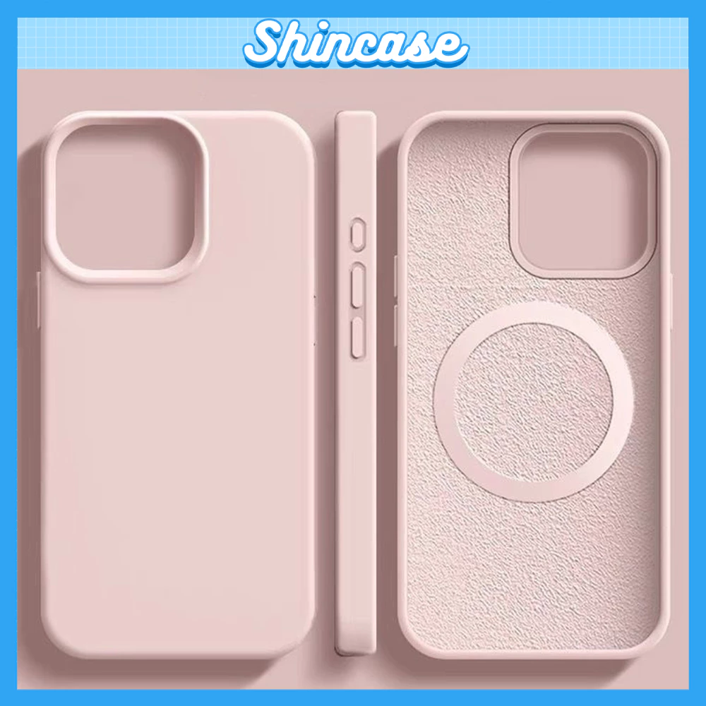 Ốp Lưng iPhone Chống Bẩn Lót Nhung Từ Tính Hỗ Trợ Sạc Không Dây Cao Cấp - iP X/XS/XR/11/12/13/14/15/16/17/18/Pro/Max