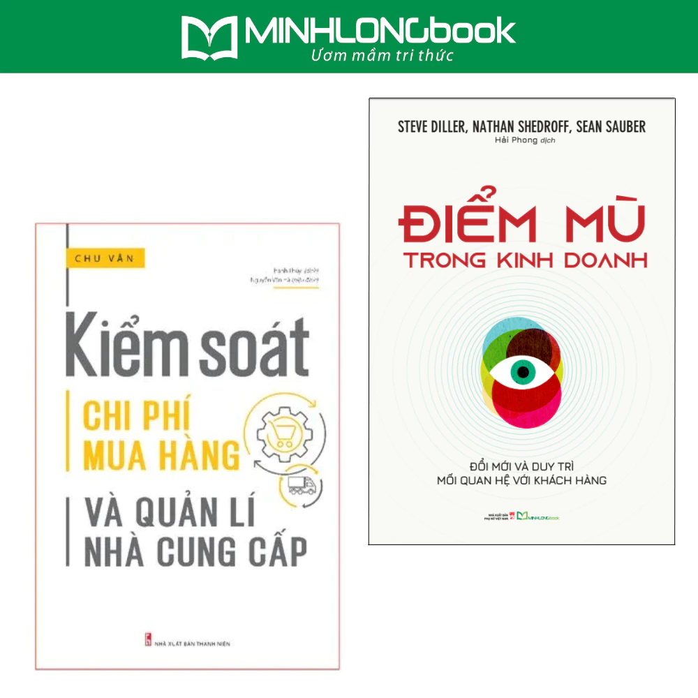 Sách: Combo Kiểm Soát Chi Phí Mua Hàng + Điểm Mù Trong Kinh Doanh