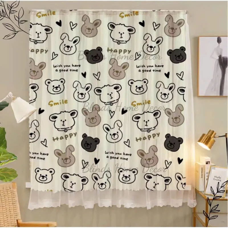 RIDO Rèm Cửa ngăn phòng che nắng phòng ngủ có móc treo được chọn màu