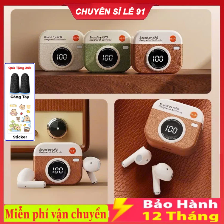 Tai nghe Bluetooth HQAi H12 / F9 / M10 / M100 / M90 PRO Chất lượng âm thanh HiFi với tai nghe pin dung lượng lớn