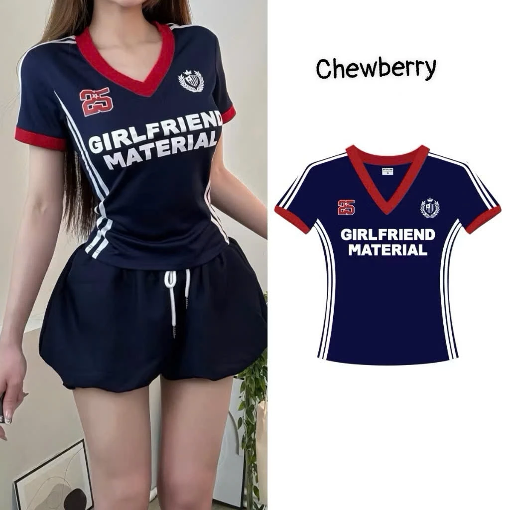Áo kiểu nữ dáng croptop babytee ôm body số 25 in logo