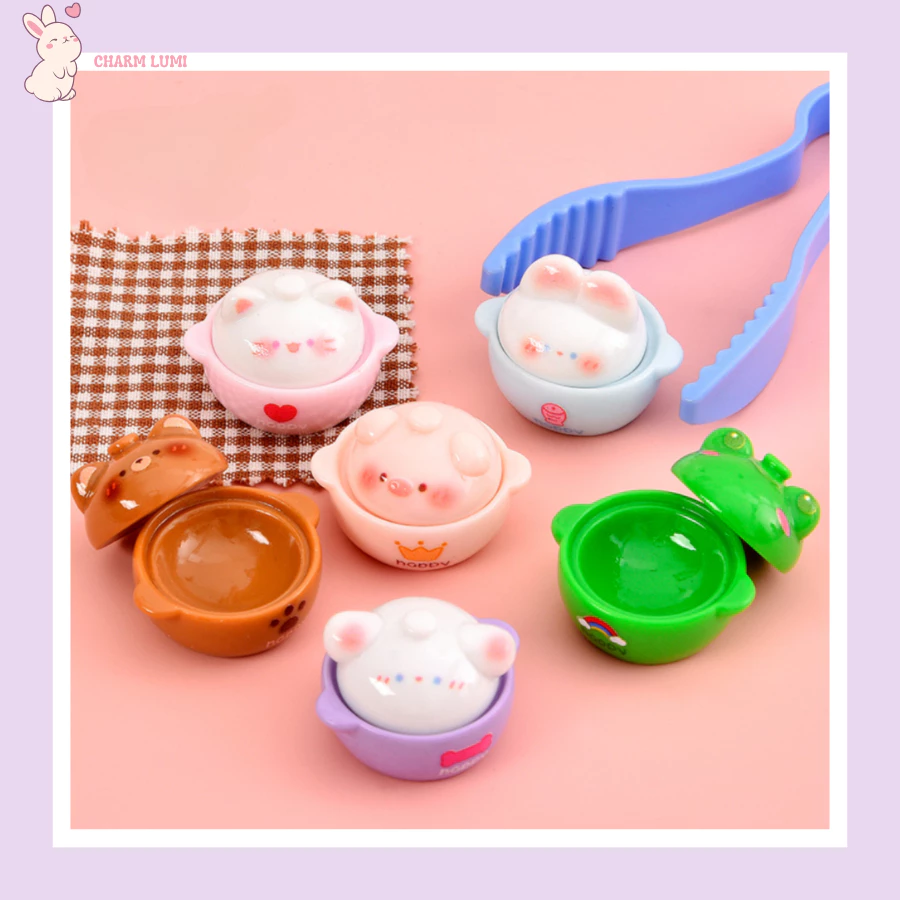 🍲Charm Nồi Thú Nắp Rời –  Phụ Kiện Handmade DIY, Trang Trí Tiểu Cảnh, Ốp Lưng Điện Thoại, Nón Bảo Hiểm,...