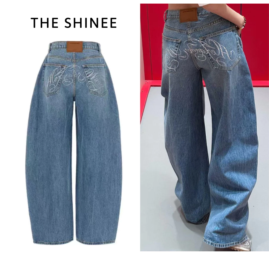 [DEAL MỞ BÁN]  JEAN WIDE LEG THÊU LẤP LÁNH THE SHINEE