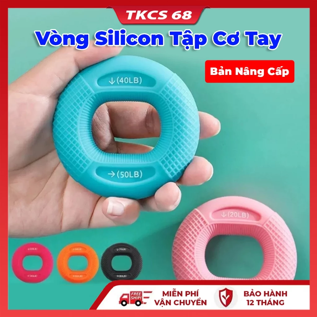 Vòng tập cơ tay hand pro silicon  hỗ trợ tập luyện cải thiện sức mạnh tay, cầm nắm luyện tập sức mạnh ngón tay