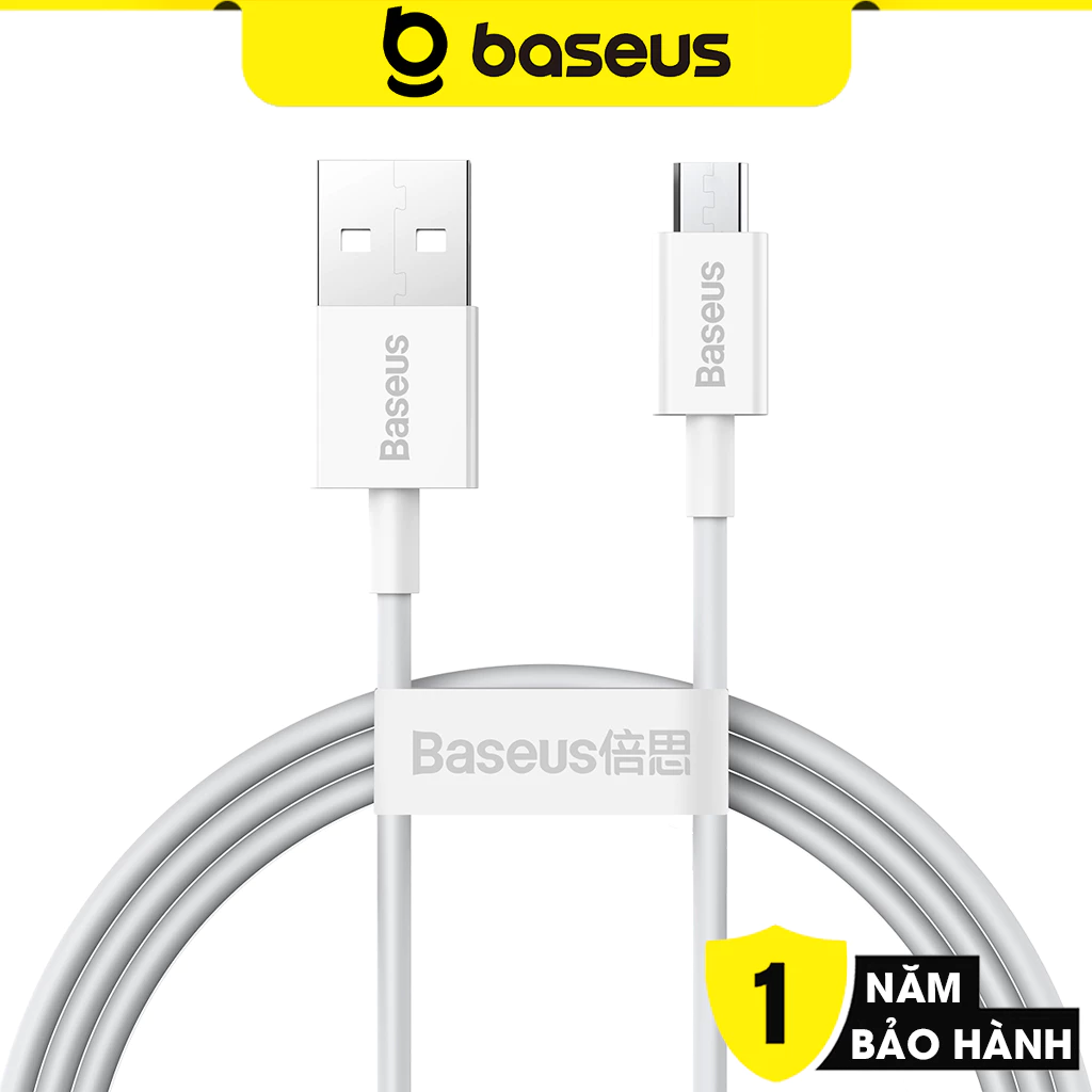 Cáp sạc Micro USB Baseus Superior Series Fast Charging Data Cable (2A, 480Mbps, USB to Micro USB, Quick Charging & Sync)