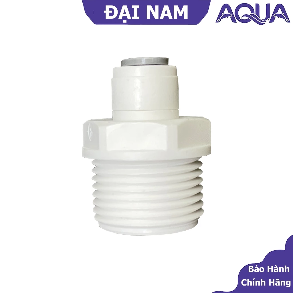 Nối RN 27 6, Nối Ren Ngoài 27 mm ra ống 6 mm - Co cút máy lọc nước