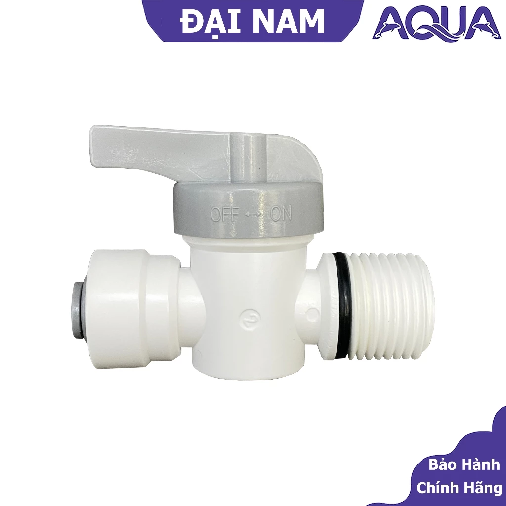 Khoá RN 21 6, Khoá Ren Ngoài 21mm Ra Ống 6mm - Khẩu Khoá - Van Chia Nước - Co cút máy lọc nước