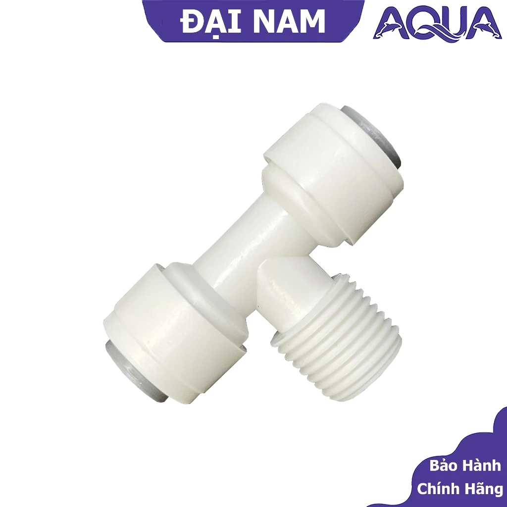 T Cân, T Ren 13 Ra 2 Đầu 6mm - Co cút máy lọc nước