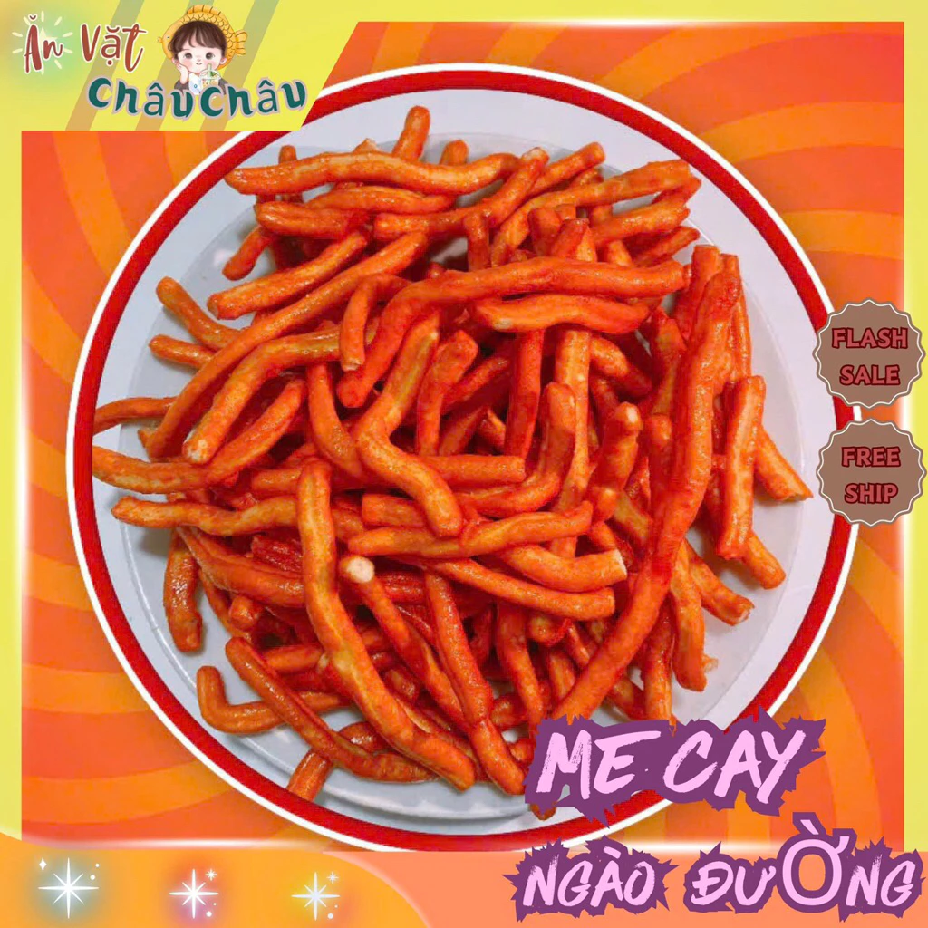 |500Gr| Quẩy Sâu Cay, Snack Bánh Thơm Ngon Giòn Tan