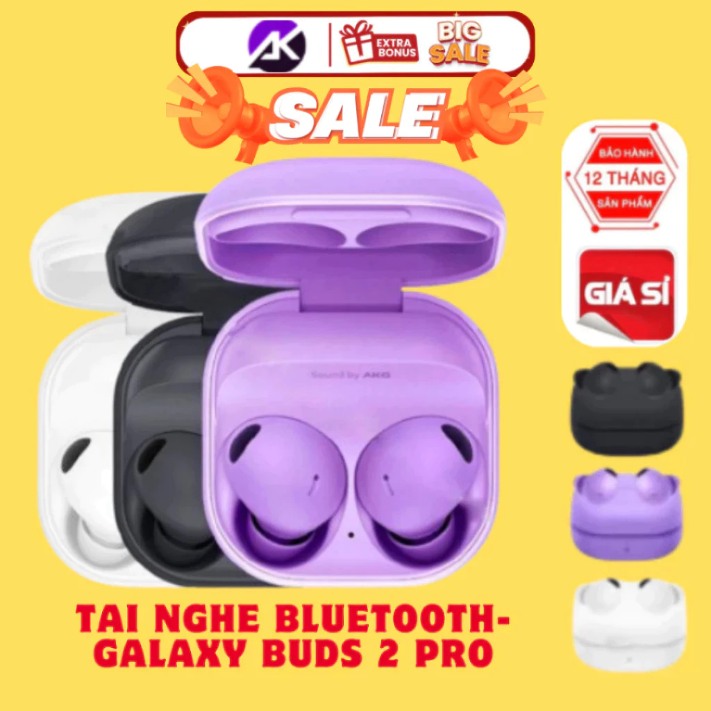 Tai Nghe Bluetooth Gal.axy Bu.ds2 P.ro Công Nghệ Mới Nhất,Tai Nghe Không Dây Chống Nước Âm Thanh Tuyệt Vời Bản Full