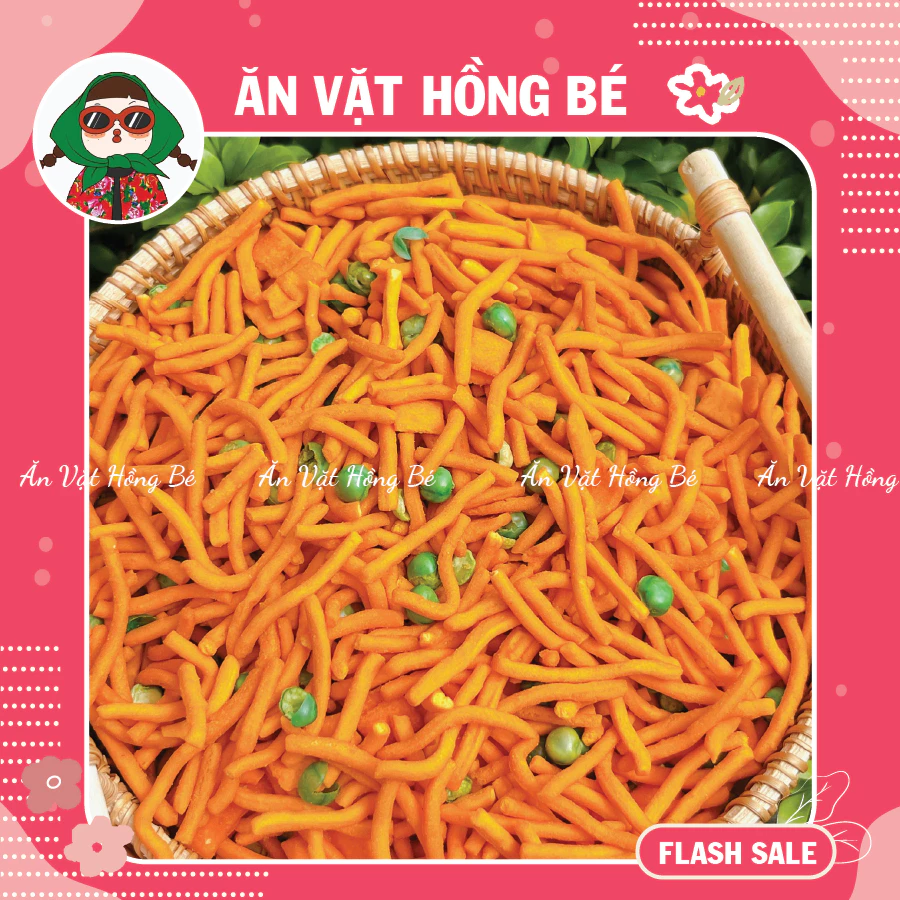 Bim Bim Tăm Đậu Hà Lan, Bim Bim Que, Bim Tăm Thái, đồ ăn vặt hot nhất, đồ ăn vặt